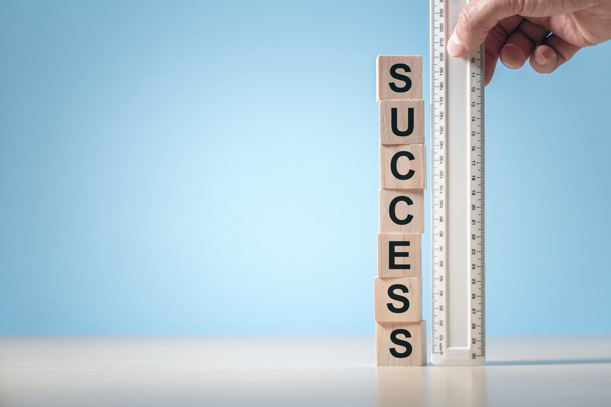 measuring success blocks