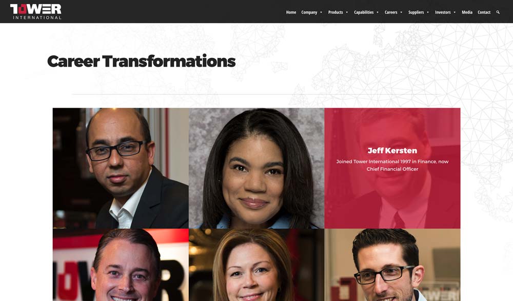 tower international website screenshot